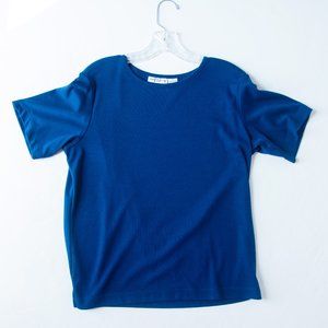 The TOG Shop women's casual top color navy blue size medium